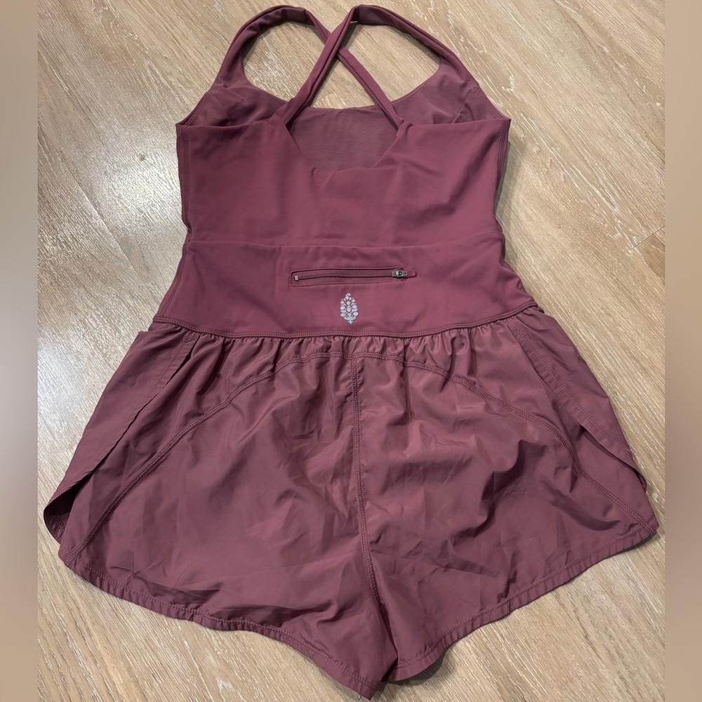 Free People FP Movement Righteous Runsie Clove Medium